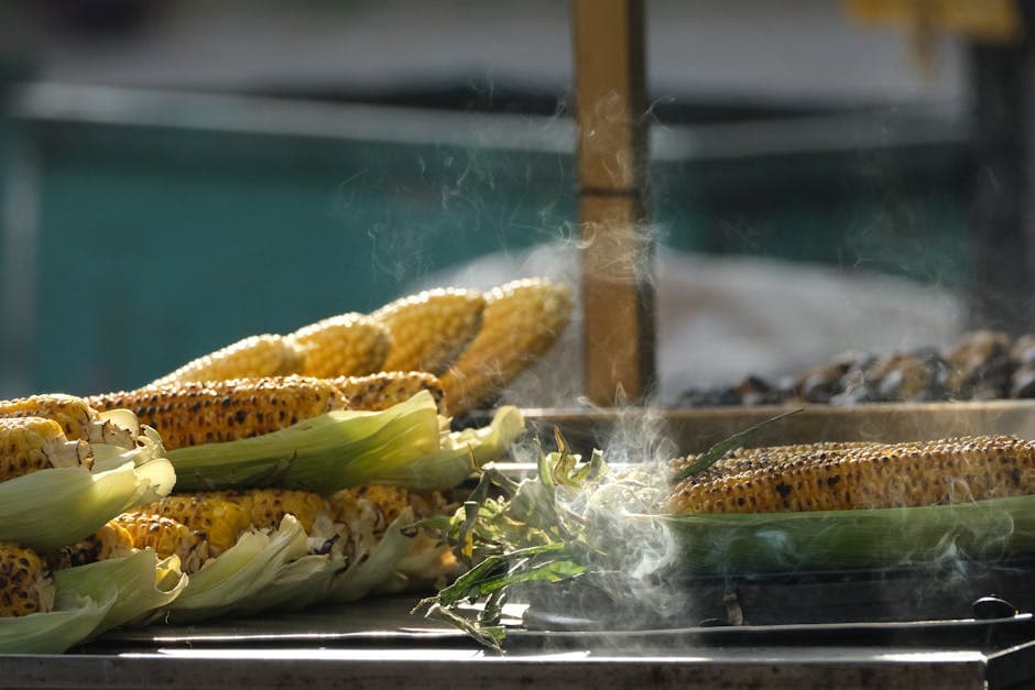 Røkt maiskolbedressing med tofu