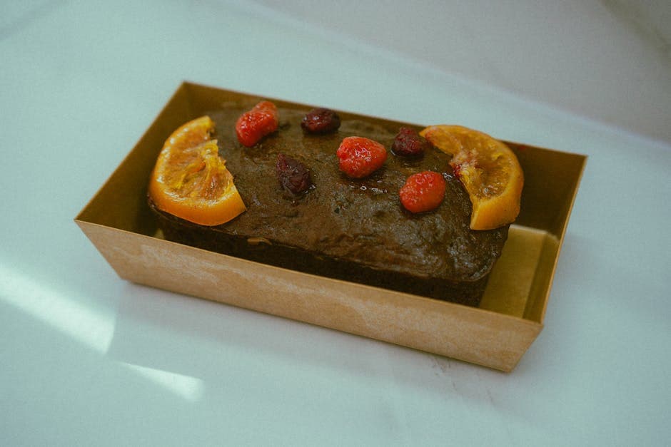 Marmorbrød med sjokolade og appelsin