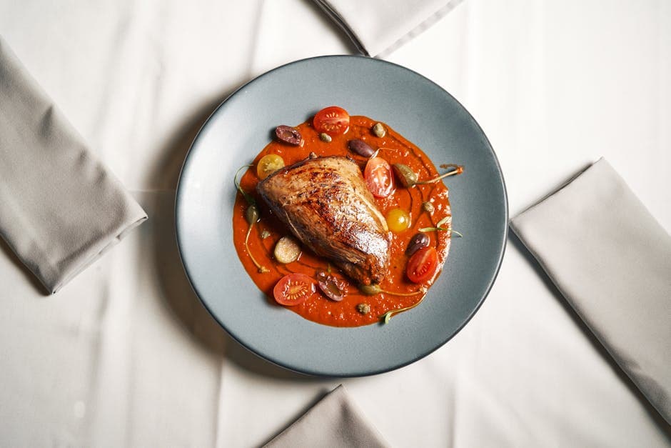 Provençalsk kylling med tomater og oliven