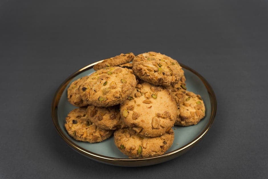 Mandelkaker uten mel med kardemomme og pistasj