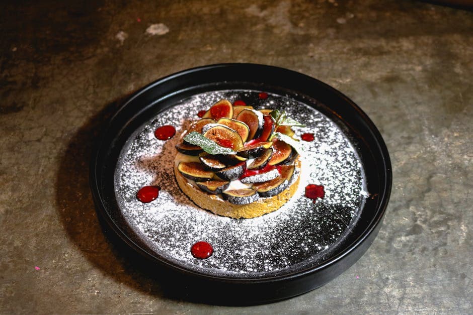 Fiken med balsamico, mascarpone og valnøtter