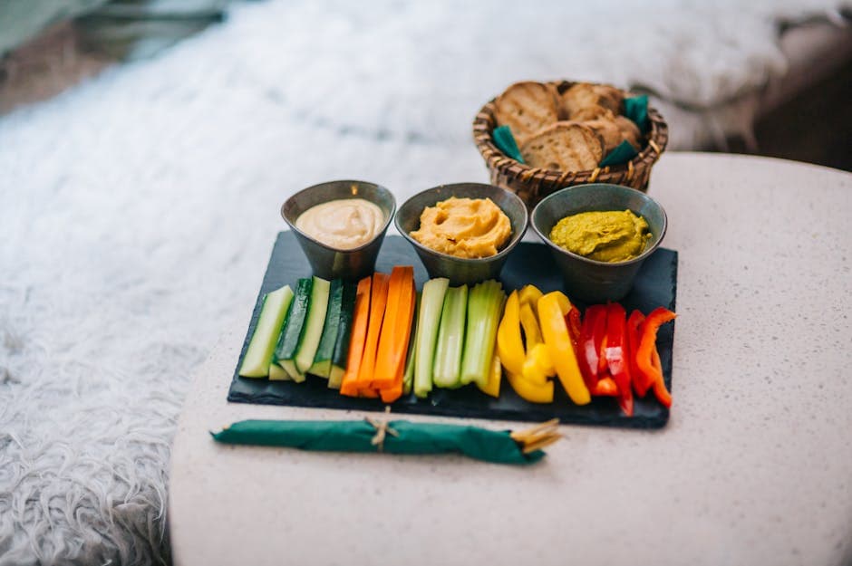 Sommercrudités med kremet bagna cauda