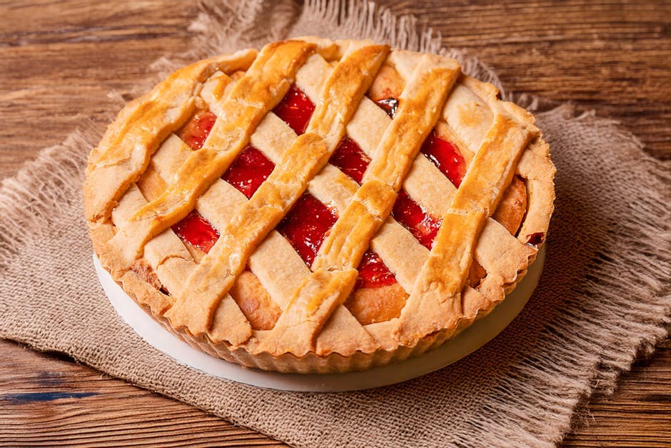 Bestemors terte med syltetøy