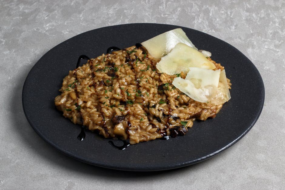 Kremet vårløksrisotto