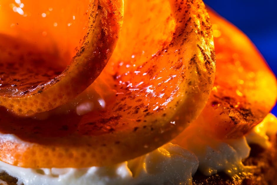 Karamelliserte pekannøtter med appelsin