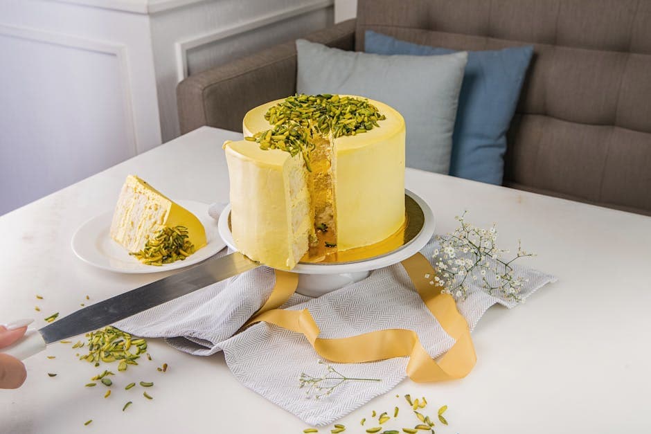 Ananas iskremkake med kokos-topping