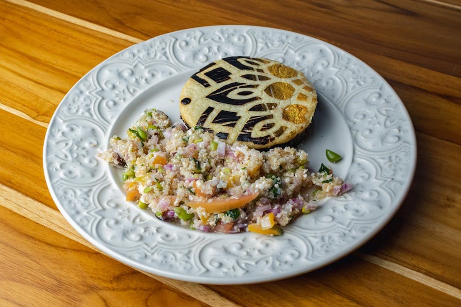 Sprø quinoa-kaker med parmesan og gressløk