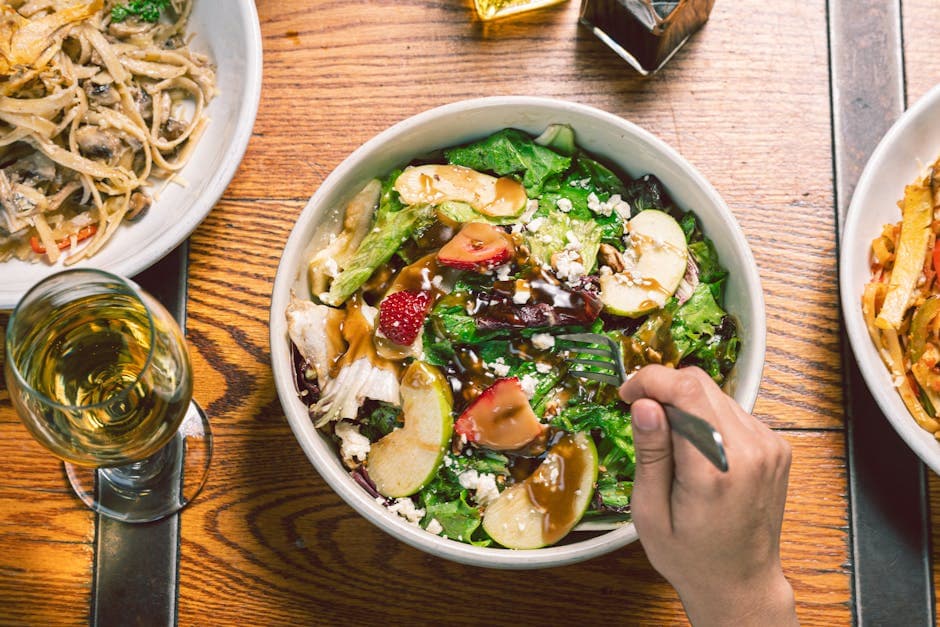 Frisk eplecidervinaigrette