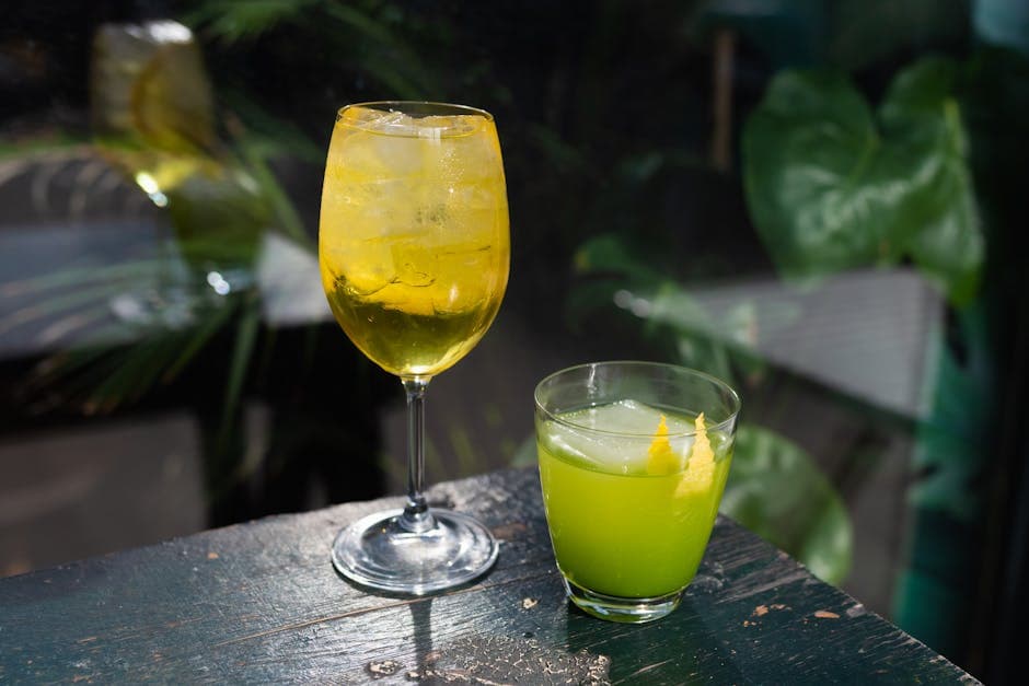 Gul papegøye cocktail