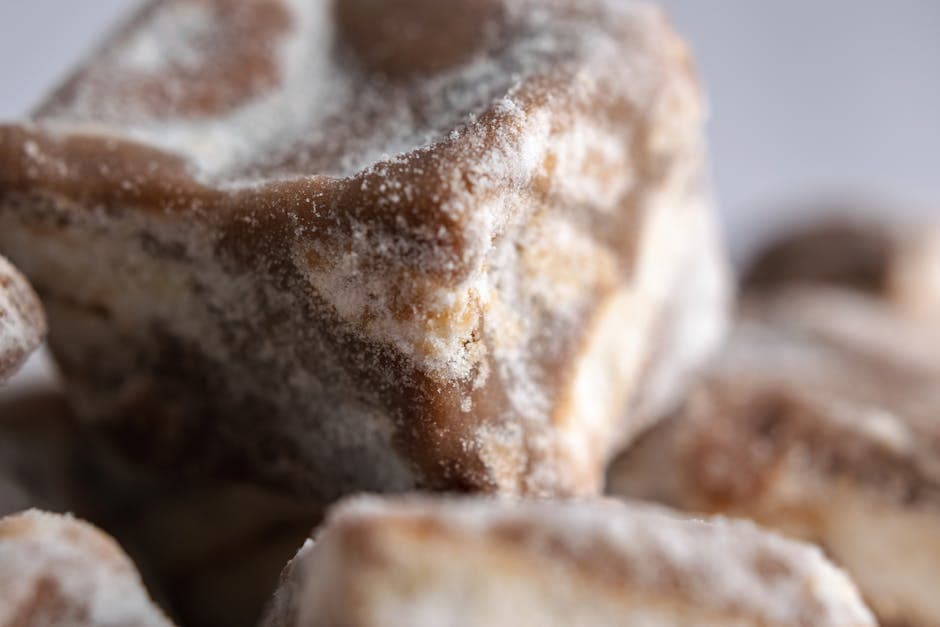 Fudgekuler med brunt sukker og pekannøtter