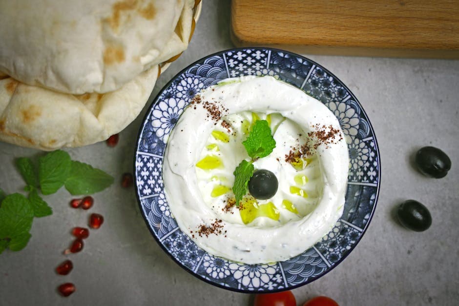 Kremet Labneh-dip med Ranch-smak