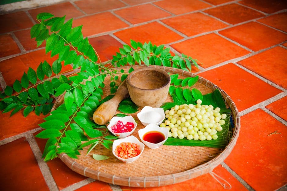 Hjemmelaget grønn karripasta