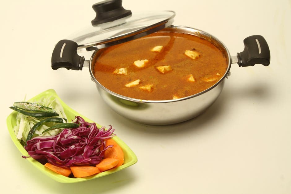 Karrikyllingbryst med søt-sur rødkål