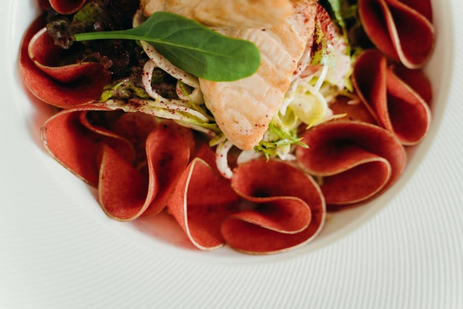 Laksesmørbrød med sprø rødbetchips