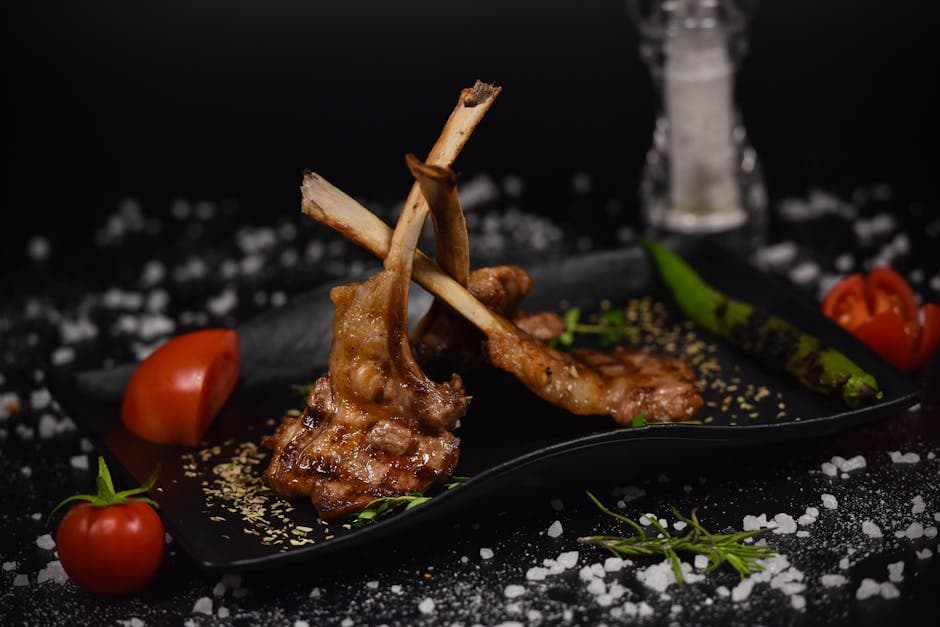 Lammelår fylt med oliven og urter