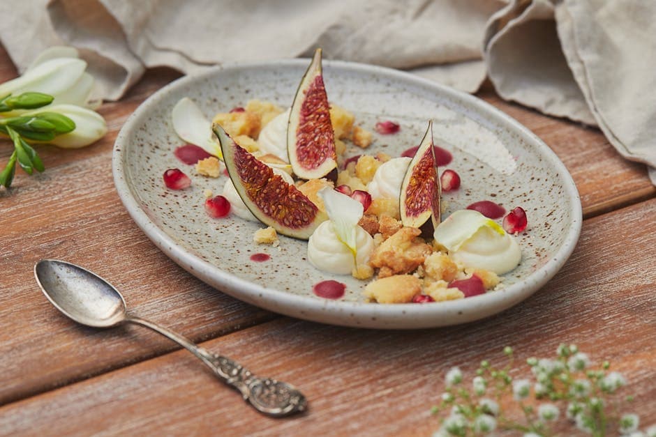 Grillede fiken med appelsin og sherrykrem