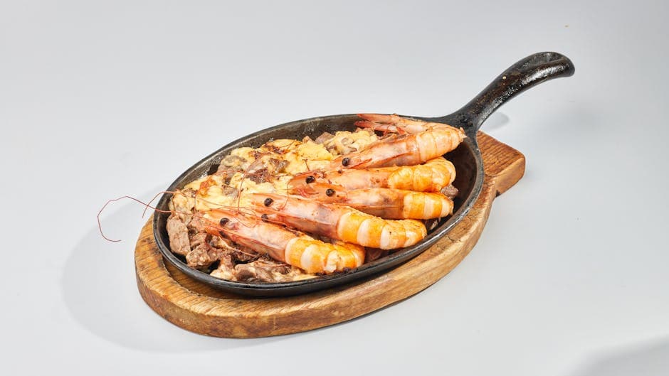 Surf og turf med indrefilet og pancettareker