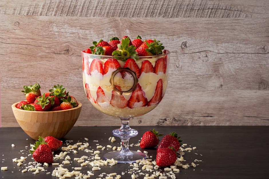 Sitronduftende mascarpone-trifle