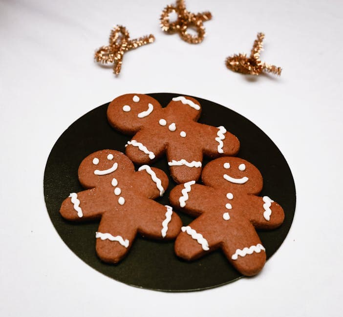 Krydrede ingefærkjeks med krystallisert ingefær