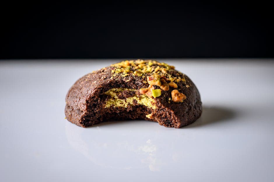 Sjokoladekaker med cannoli-fyll og pistasj