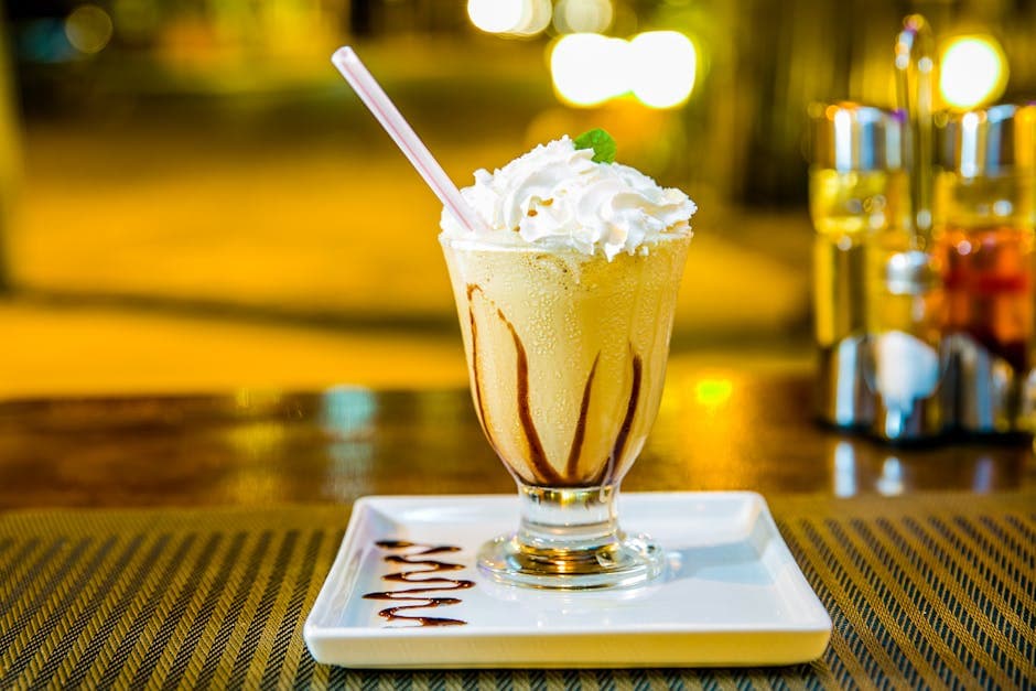 Eggedosis-milkshake med pepperkaker