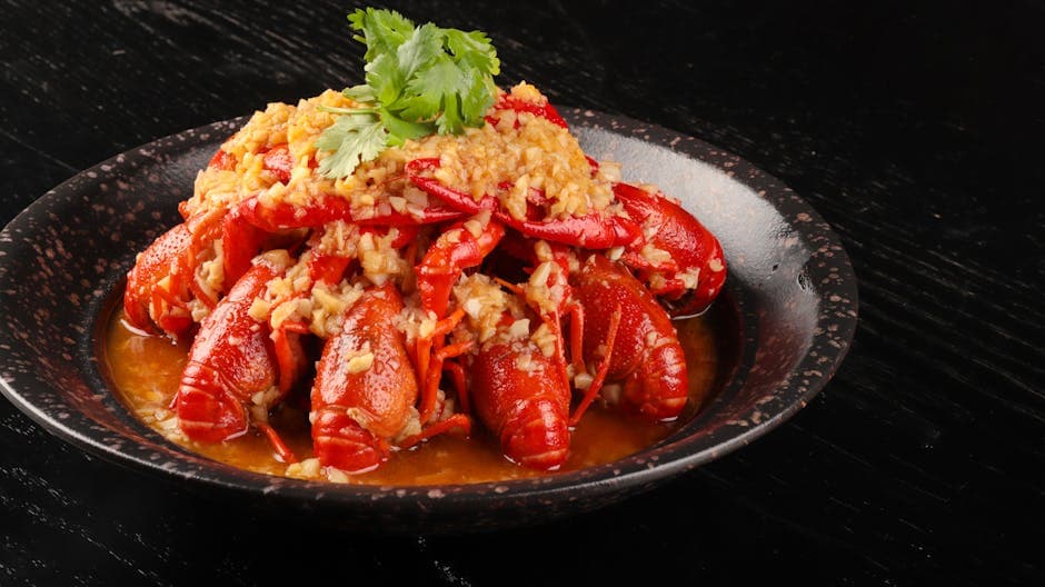 Hummercroutoner med hvitløk, chili og surdeigsbrød