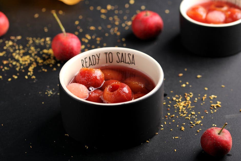 Søt og frisk fruktsalsa