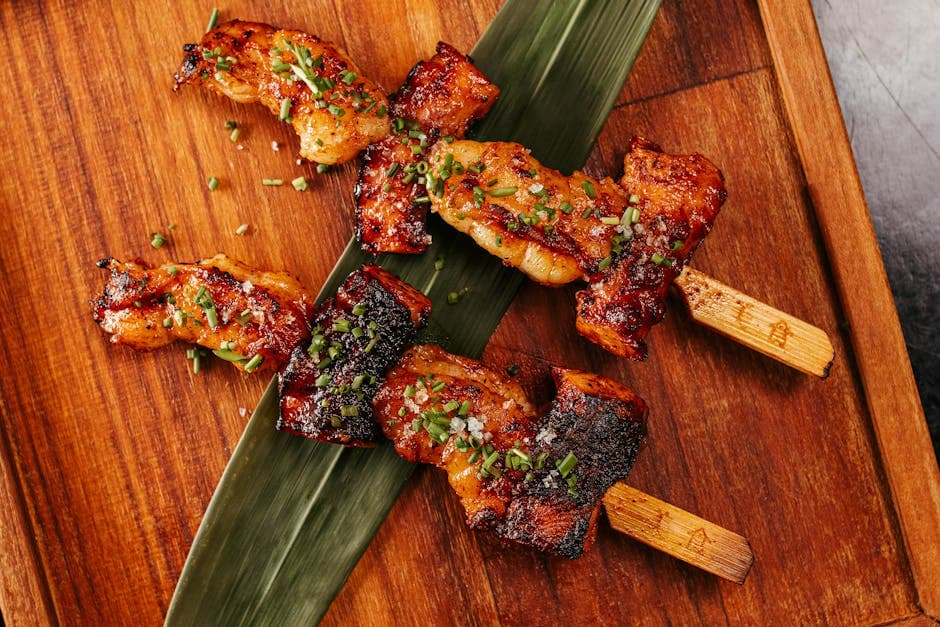 Grillede froskelår med urtemarinade