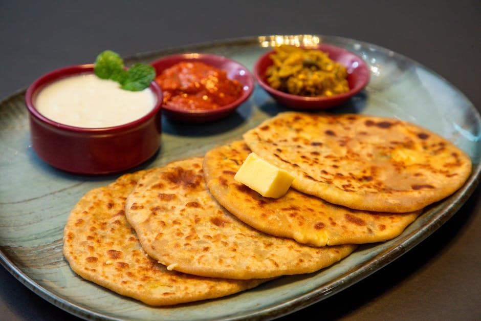 Indisk potetparatha