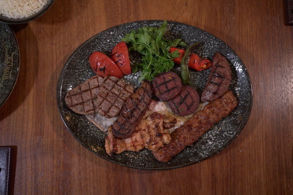 Middelhavsgrill med kylling og grønnsaker