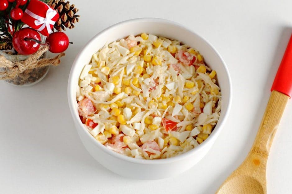 Mais- og pimientosalat