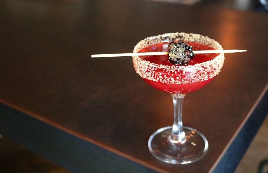 Bær Kir Royale med Prosecco