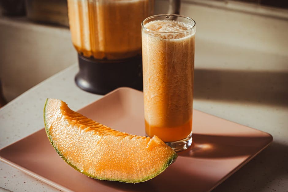 Cantaloupe Liquado (Melondrikk)