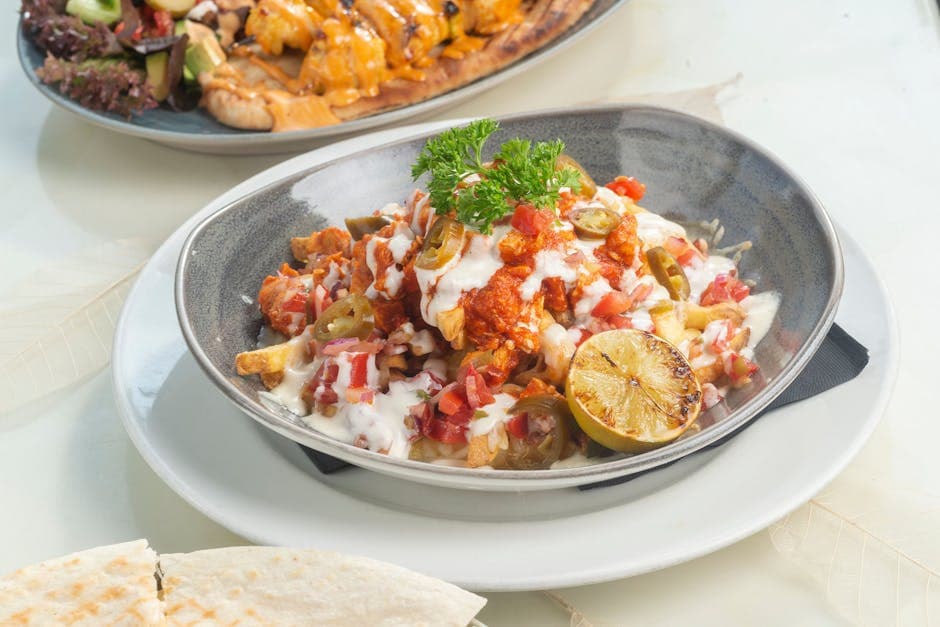 Krydrede nachos med hjemmelaget chili og pico de gallo