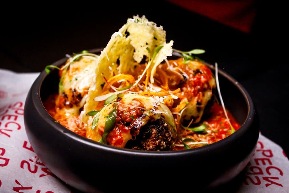 Spaghetti- og kjøttbollegryte