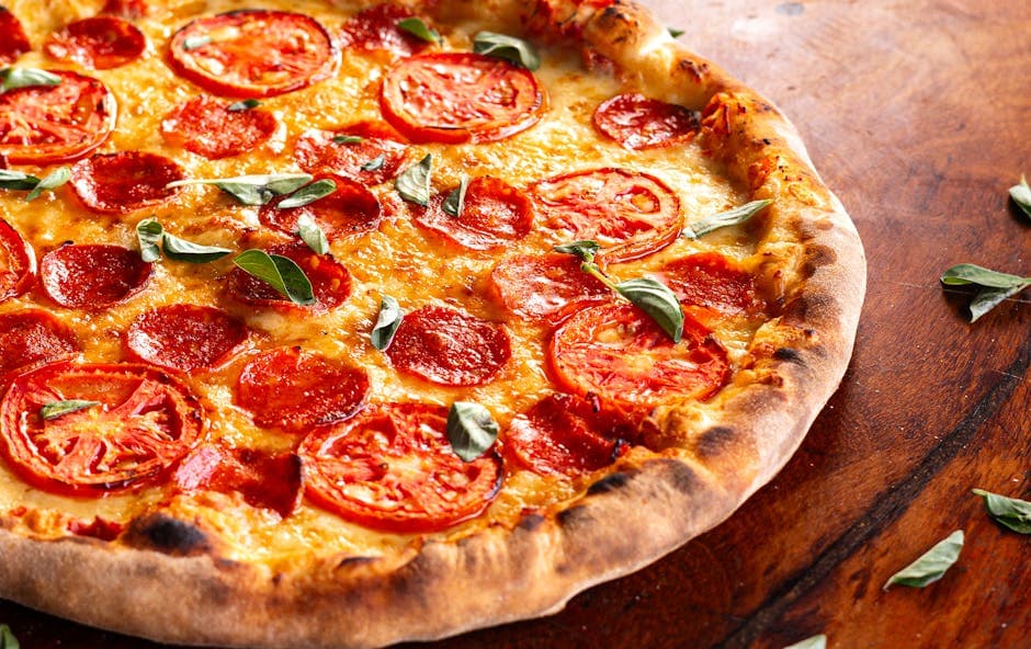 Hjemmelaget pizza med sprø bunn