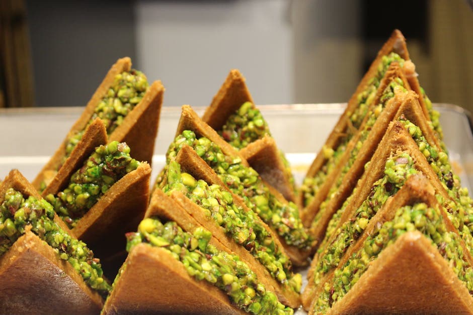 Vesan (Søt kikertkake med pistasj)