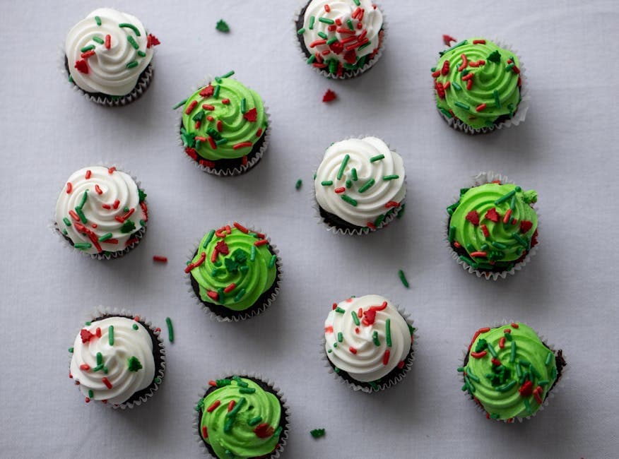 Morsomme flygere cupcakes med M&M's