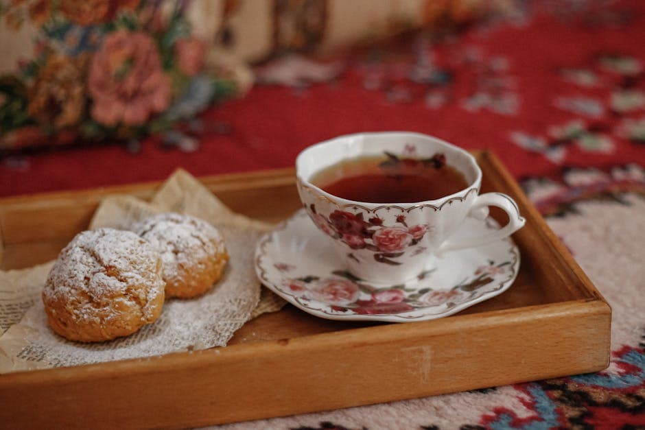 Russiske teserker med valnøtter