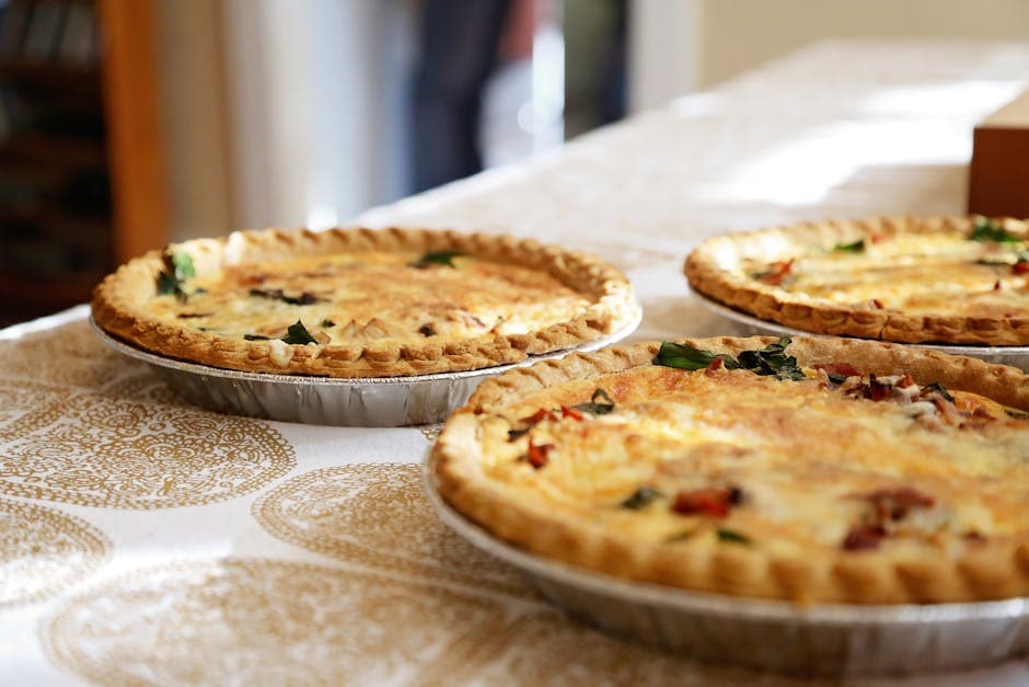 Clark's quiche med bacon, spinat og ost