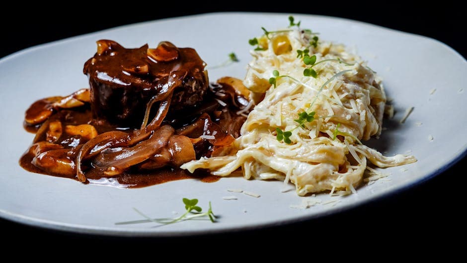 Biff Stroganoff med sopp (Slow Cooker)