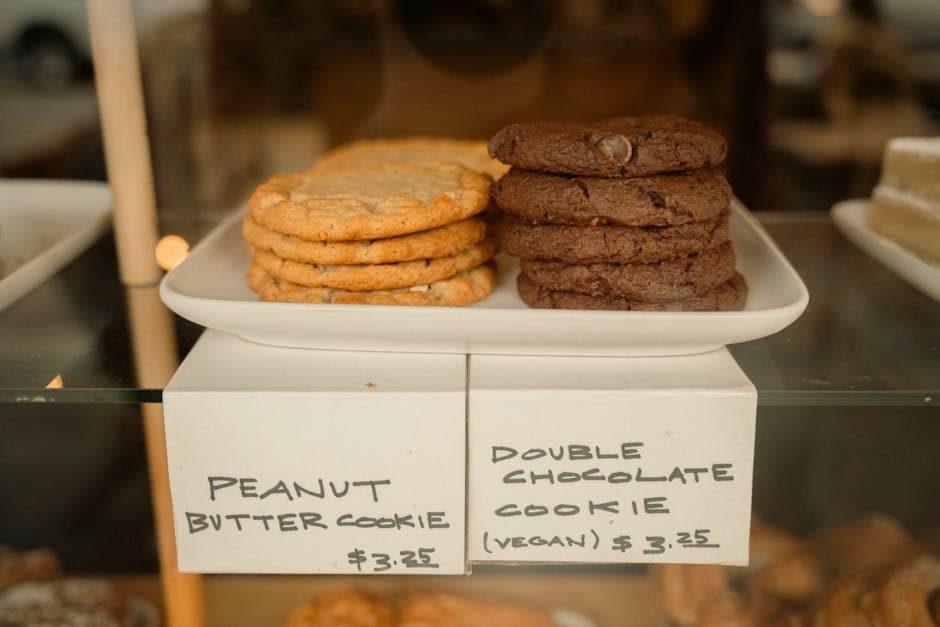 Peanøttsmørkjeks med sjokoladekaramell