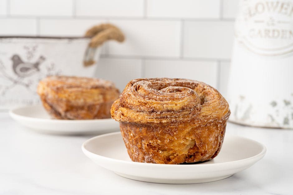Franske frokostmuffins med kanelsukker