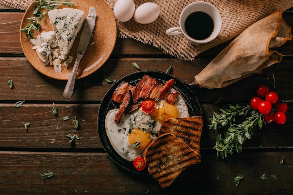 Påskefrokostgrateng med egg og bacon