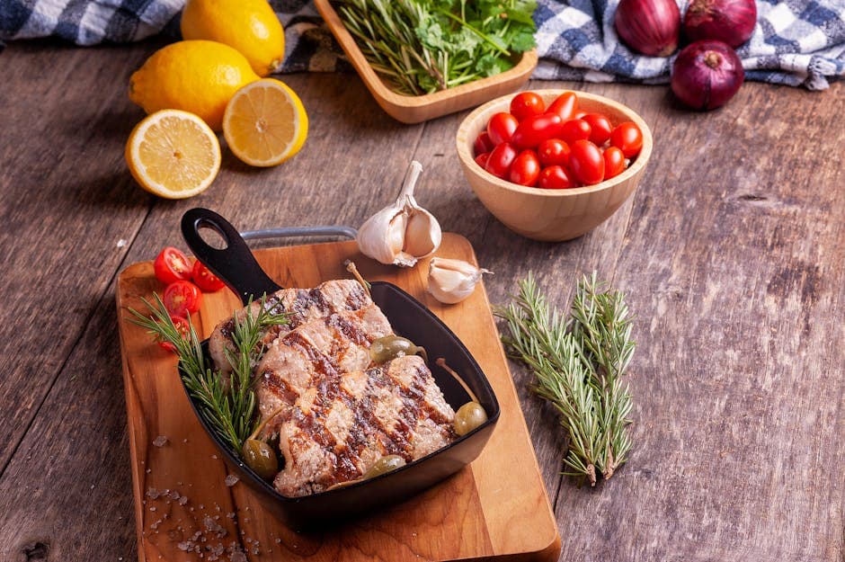 Sitron- og sopprik kylling med urter