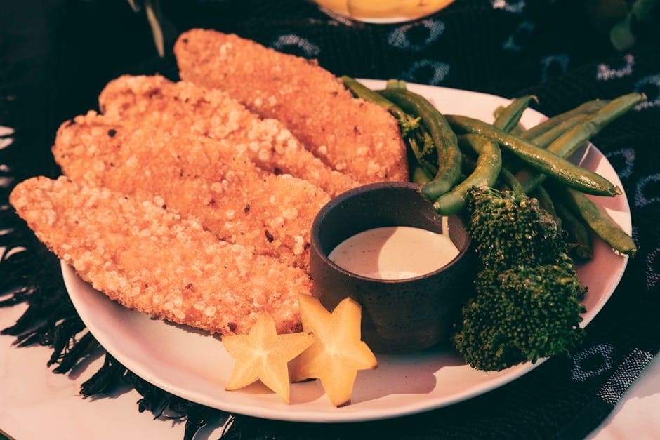 Sprø kylling med ranchsmak