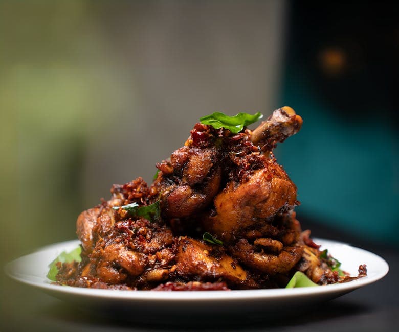 Krydrede kyllinglår i slow cooker