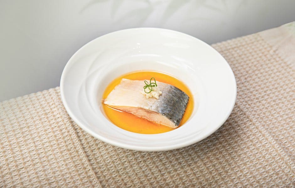 Laks med ingefær- og soyasaus