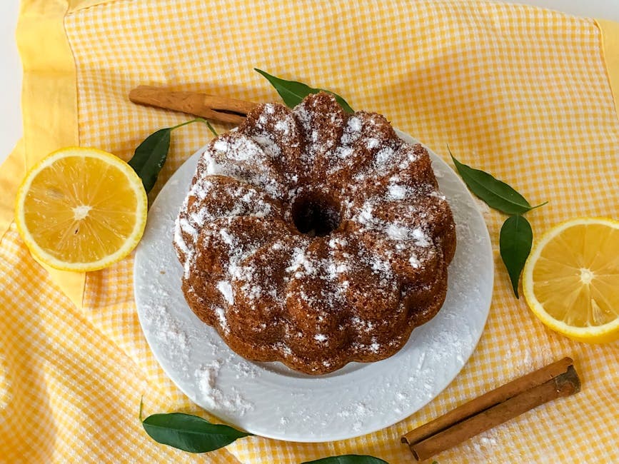 Saftig sitron-lime kake med brus