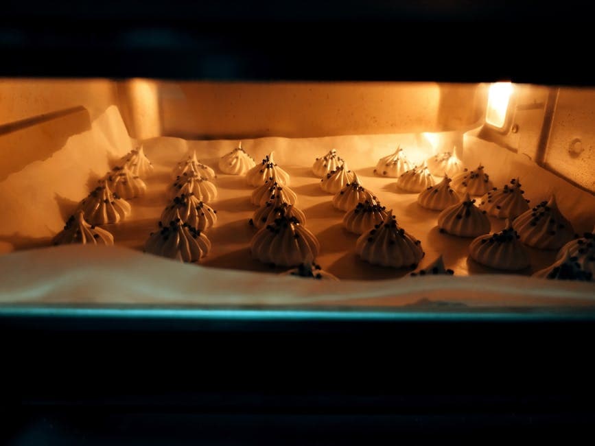 Sprø sjokolademarengskaker